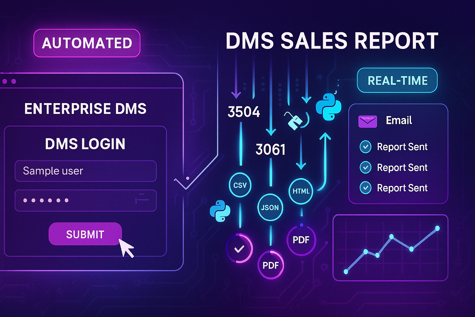 Enterprise DMS Sales Report Scraper