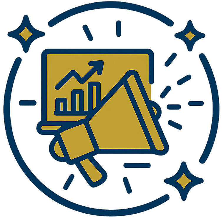 Marketing support icon